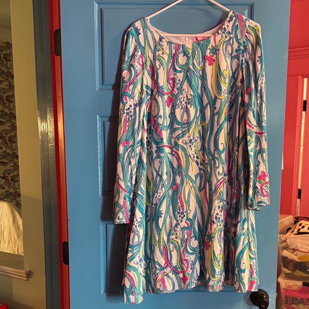 Lilly Pulitzer Multicolor Swirl Casual Dress